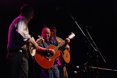 Gordon Johnston, Laurie Johnston and Mick Taylor
