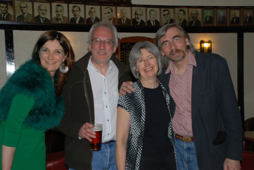 Sally Tams, Barry Coope, Pat Batty and John Tams 
