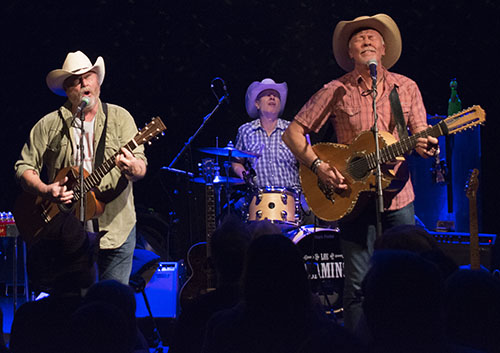 Drew Barfield, Mark Pinder and Paul Young